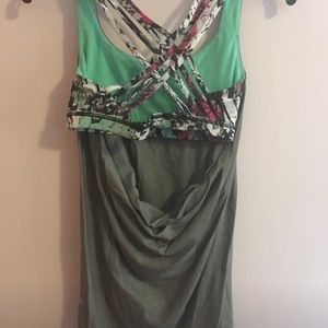Lululemon Free To Be tank with sports bra